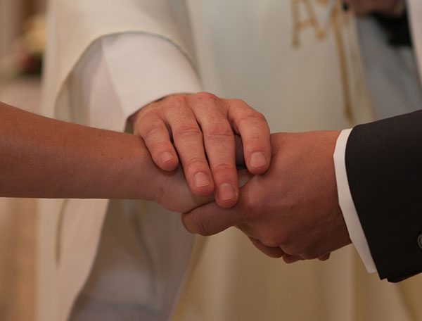Échange des consentements pendant une célébration de mariage